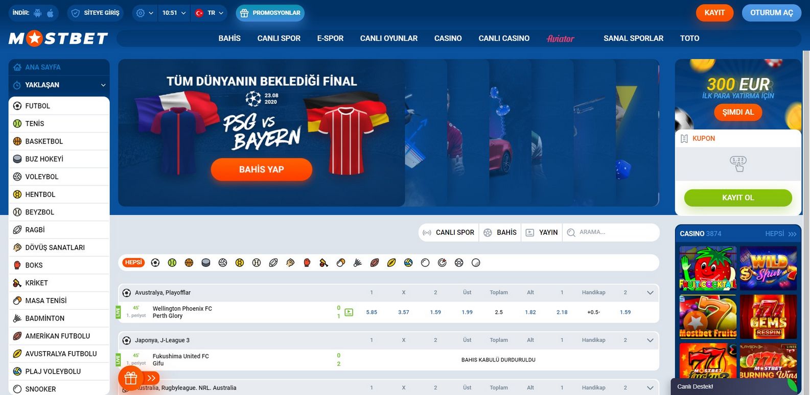 Оценка букмекерской конторы Mostbet
