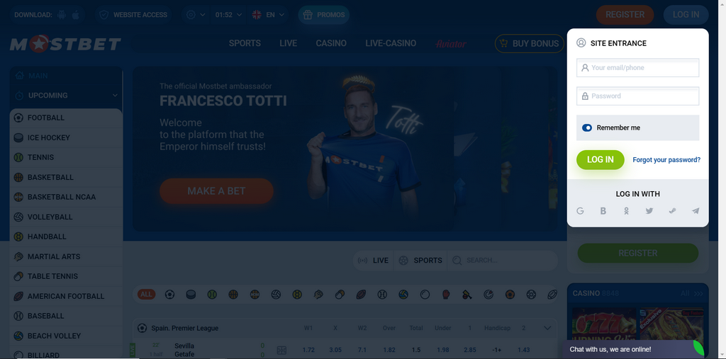 MostBet Online Casino Mirror